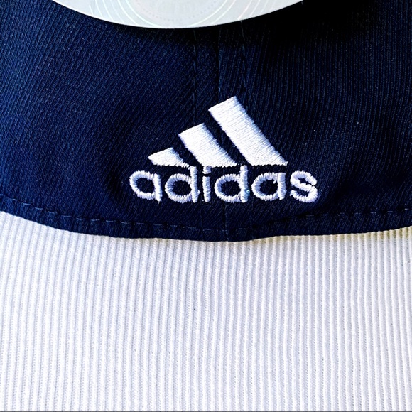 Adidas Georgia Tech Yellow Jackets Hat Cap Navy Blue Gold Mens Size Small Medium - Picture 10 of 12